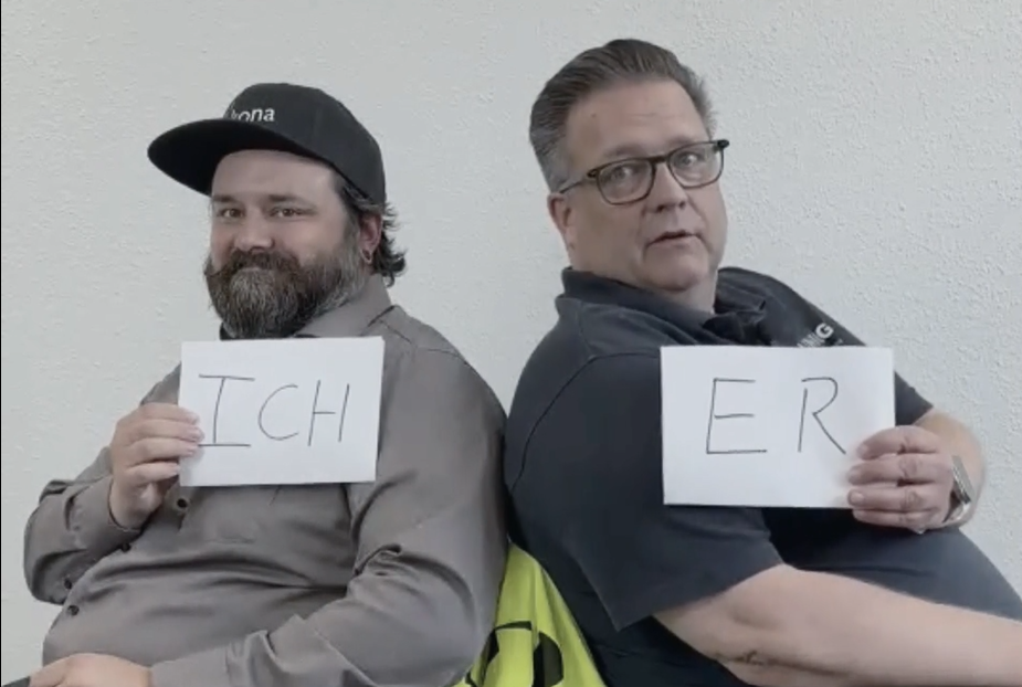 Ich oder er?